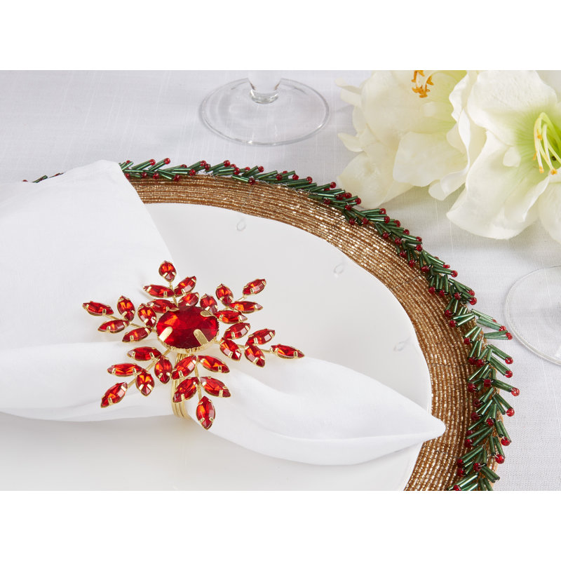 Napkin Ring Collection Iron Napkin Ring, Red