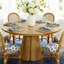 Round Solid Wood Dining Table