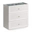 Commode modulaire moderne en bois blanc Bouchez