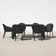 Farrah 6 - Person Patio Dining Set with Extendable Rectangular Table