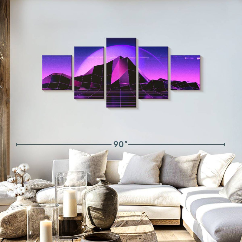 Digital Peak, 30" H x 68" W