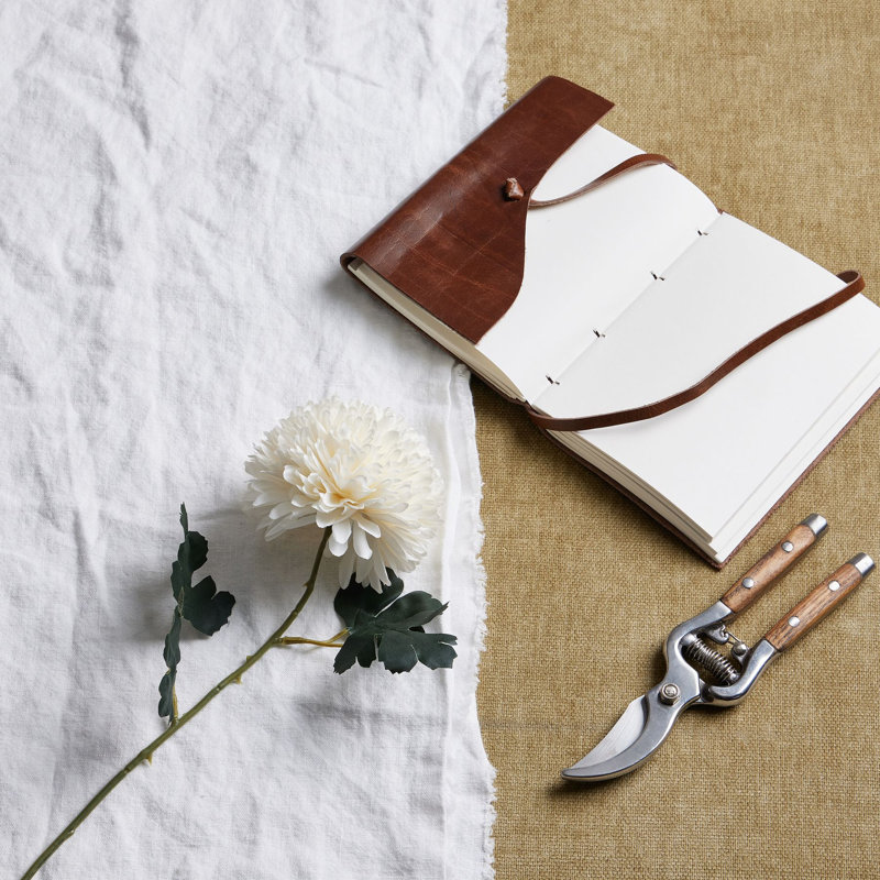 Arrangement, 29cm H x 6cm W x 6cm D, White