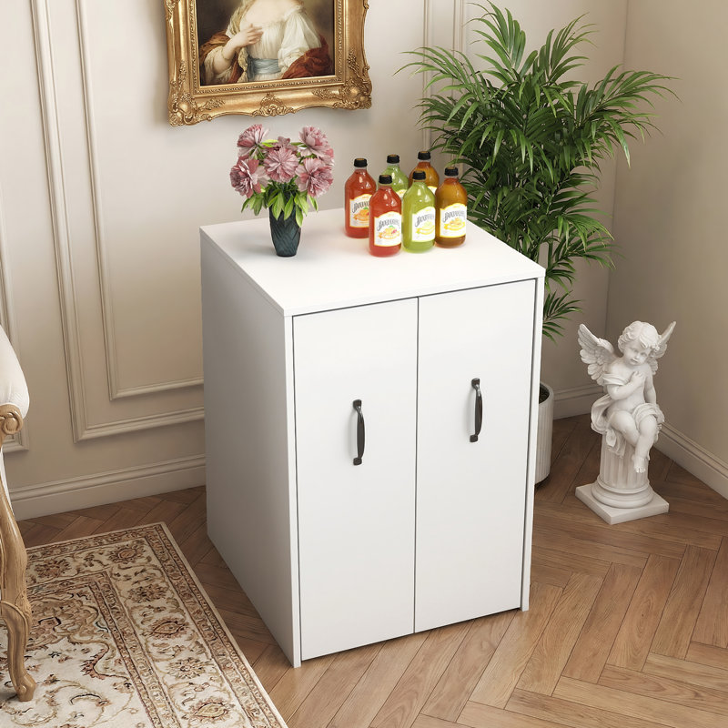 Garde-manger 30 po, armoire de rangement à double porte, buffet polyvalent pour le salon, la cuisine, la chambre à coucher, le bureau