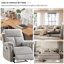 Ensemble de salon inclinable manuel 2 pièces en chenille moderne 2 pièces-1964866213