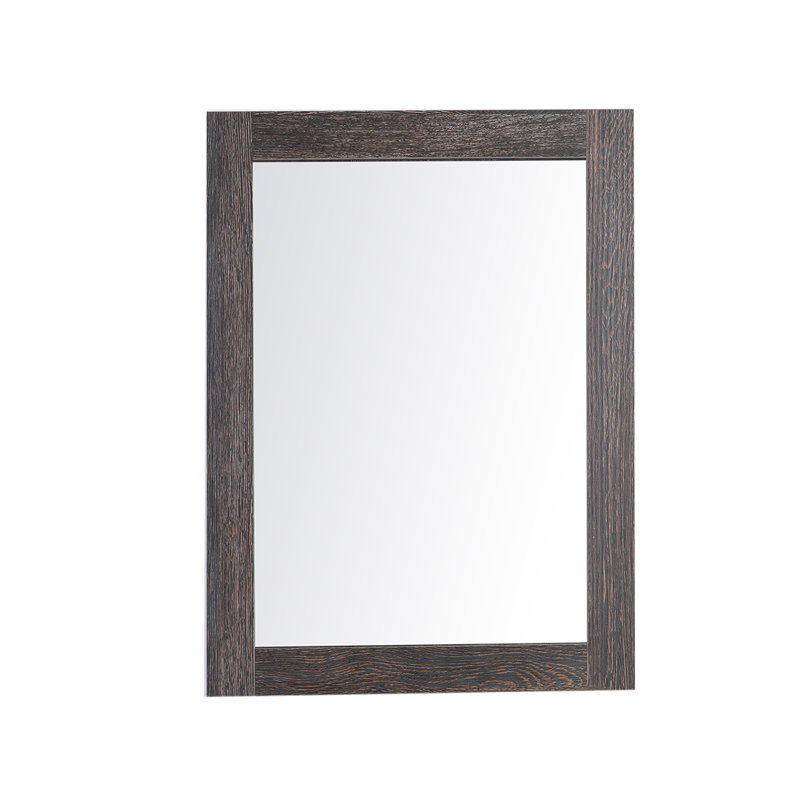Miroir Hampden, Chêne foncé, H 28,3 po x l 24 po