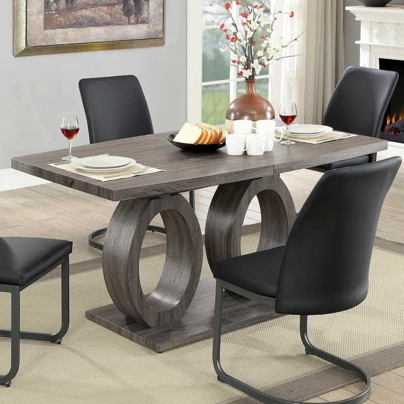 Paquette 4 - Person Pedestal Dining Set