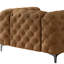 Fauteuil Chesterfield capitonné et rembourré en polyester-131074133