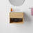 Redbridge 24'' Single Wall Mounted Bathroon Vanity with Quartz Top