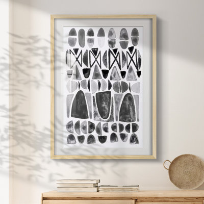 Grey Arches III -Framed Print