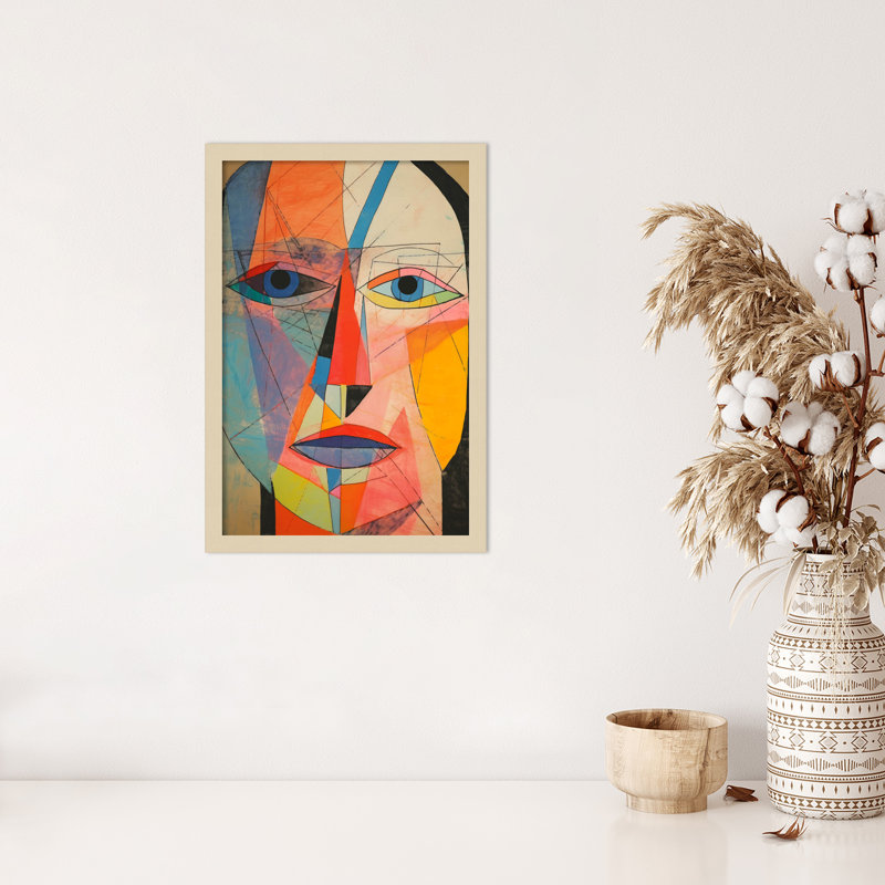 The Face by Treechild, Brown, 21" H x 15" W