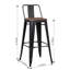 Julianne Counter Stool with Metal Frame-508973416