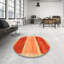 Tapis rayé orange / rouge-1488126925