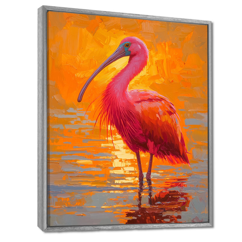 Aydriana - Animals Canvas Art Print, Argent argent, Impression encadrée flottante, H 20 po x l 12 po