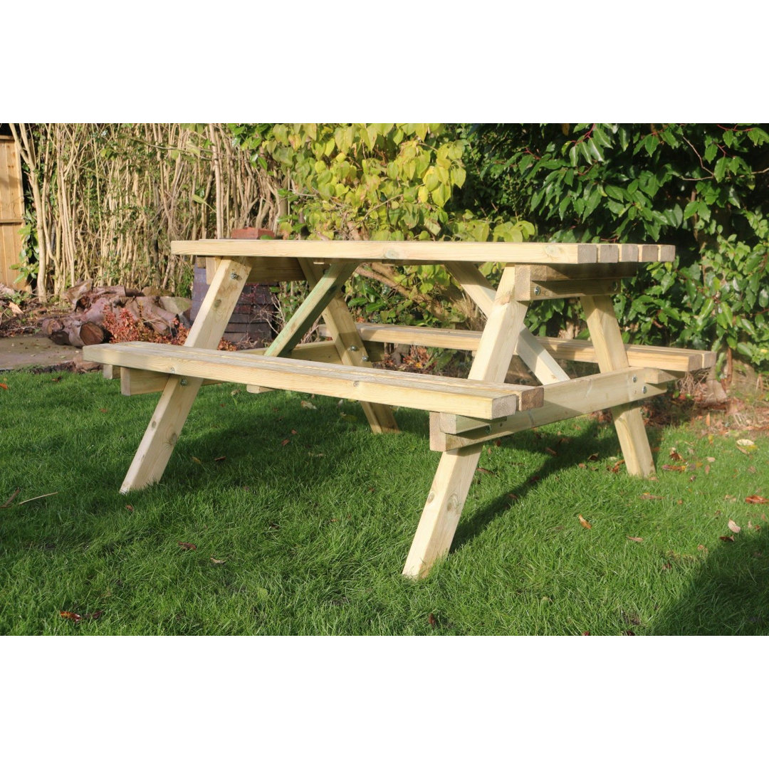 Wingate Wooden Picnic Bench
