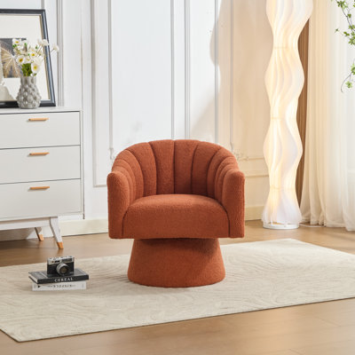 Swivel Barrel Chair