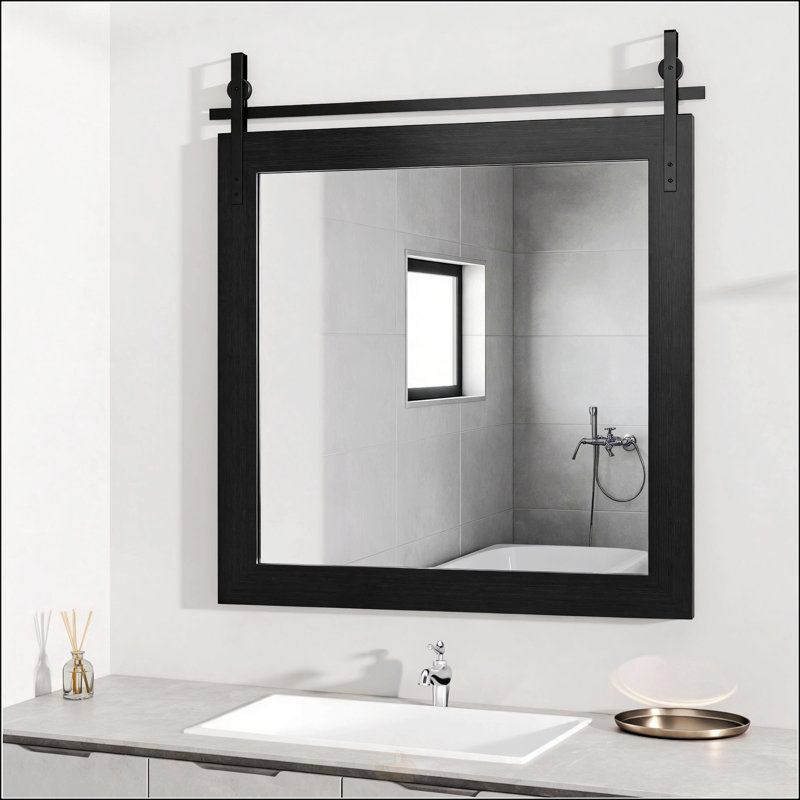 Miroir mural Rustic, 32" H x 32" W