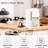 56" Kitchen Island With Rubber Wood Veneer, Adjustable Shelves - Stylish & Functional 4 Door Shelves, 6 Drawers, White, Texture Classic Style-2026400700