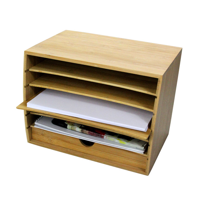 Bonilla Bamboo File Organiser