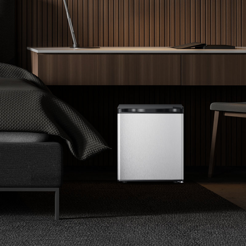 1.1 Cu.ft Upright Freezer, Fast Cooling, 7 Temps, Energy Saving, Low Noise, Adjustable Legs, Silver