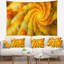 Tapisserie florale jaune-28496836
