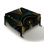 Gold And Green Art Deco Opulence - Damask Large Square Ottoman
