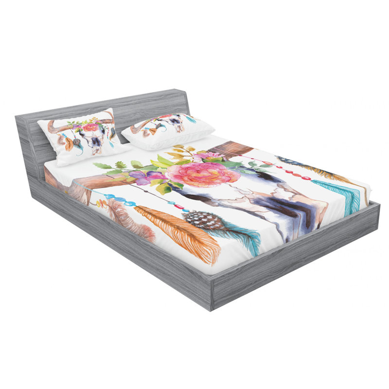 Microfiber Sheet Set, Full Sheet Set with Fitted Sheet