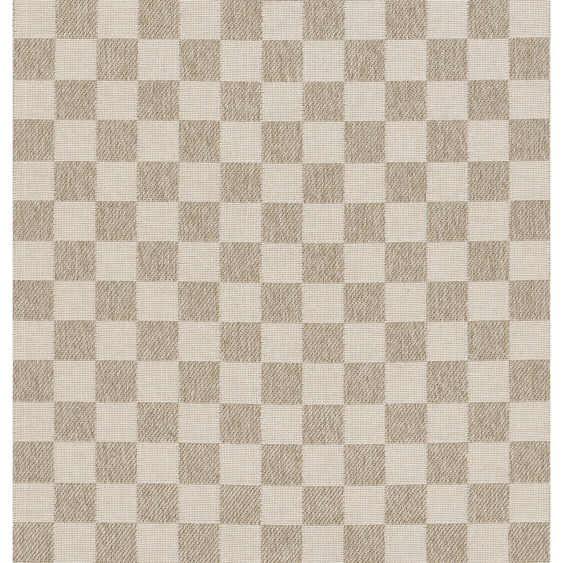 Erin Gates by Momeni Saybrook Check Gray Indoor / Outdoor Area Rug, Rectangle 4'1" x 6'