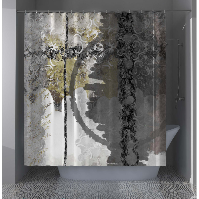 Abstract Shower Curtain