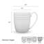 Kamryn Vegan Bone China Coffee Mugs