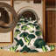 Tapis lavable avec fleurs et broccoli-2029440897