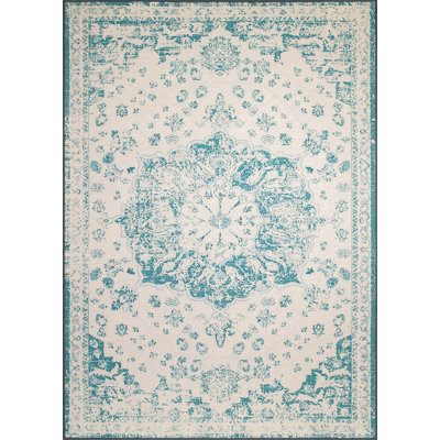 Tapis oriental oriental turquoise