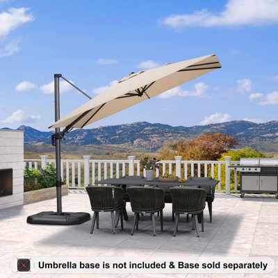 182cm X 304cm Rectangular Cantilever Parasol