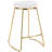 Elburt 26.2'' Luxury Modern Upholstered Kitchen Furniture Island Counter Metal Stool-746566777