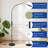 LED Floor Lamp With Remote Control Foot Switch For Living Room