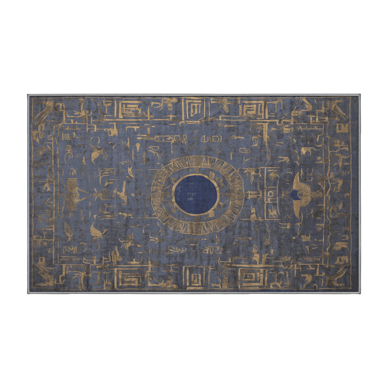 Tapis gris lavable à la machine, Rectangle de 5 pi x 8 pi