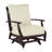 Croquet Aluminum Spring Lounge - Mahogany-70085703-70085676-63331001