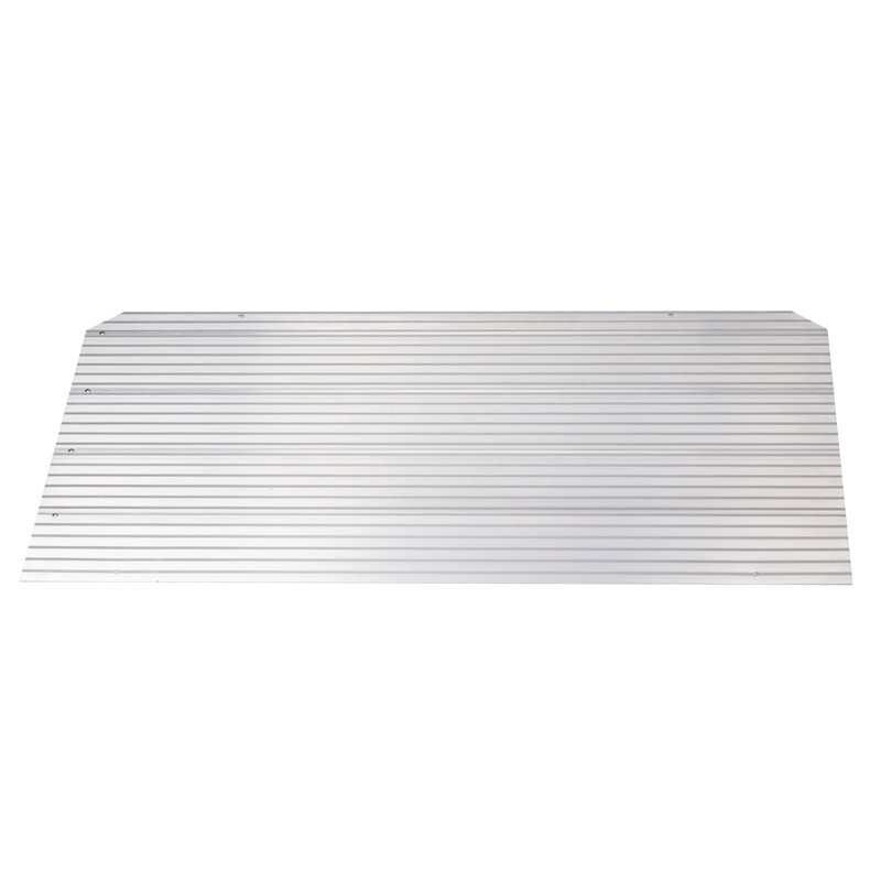 Rampe de seuil en aluminium H 5 po x l 34 po x L 27,5 po,  H 4,25 po x l 34 po x L 22,25 po