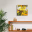 «Yellow Action August» par Shirley Novak, art mural sur toile-1362058717