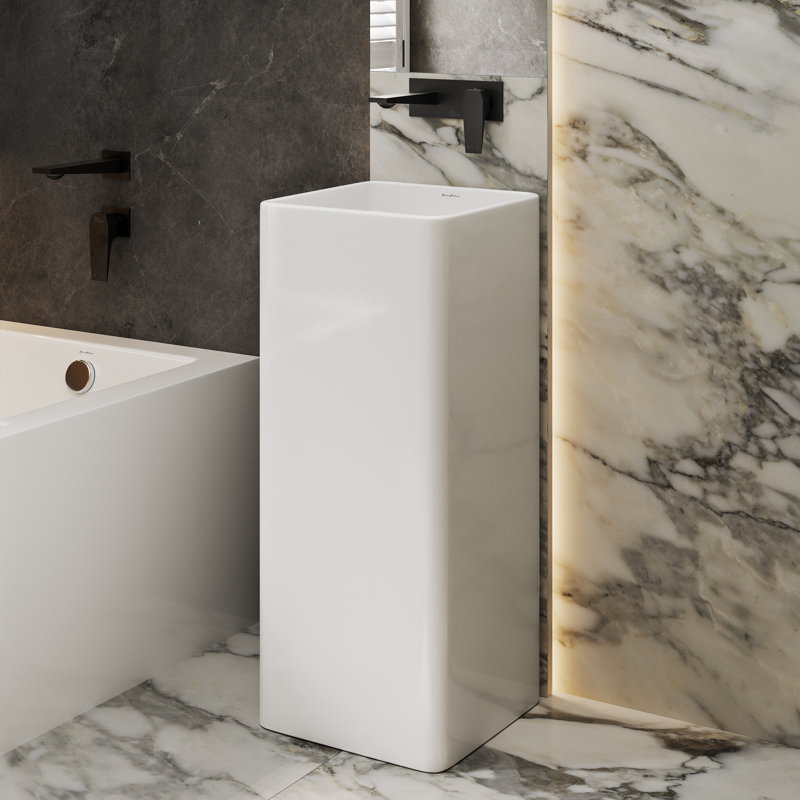 Lavabo sur pied une pièce Claire