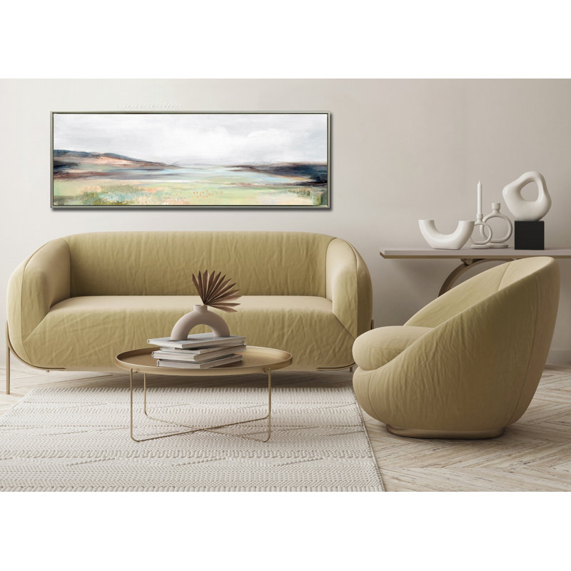 «Gentle Fields», art mural sur toile