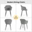 44cm H Polyester Blend Upholstered Metal Armchair-93548321