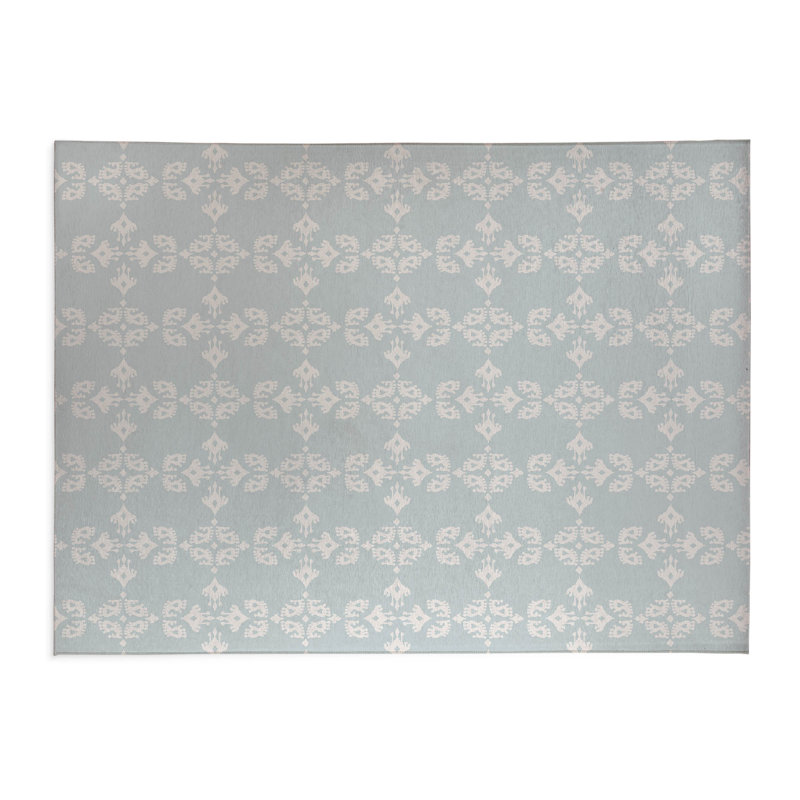 Tapis à linge Cassia, Bleu clair, Rectangle 2 pi x 3 pi