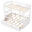 Twin Over Bunk Bed With Drawers & Trundle In White - Space Sleep Solution Bedroom Choice-95613049