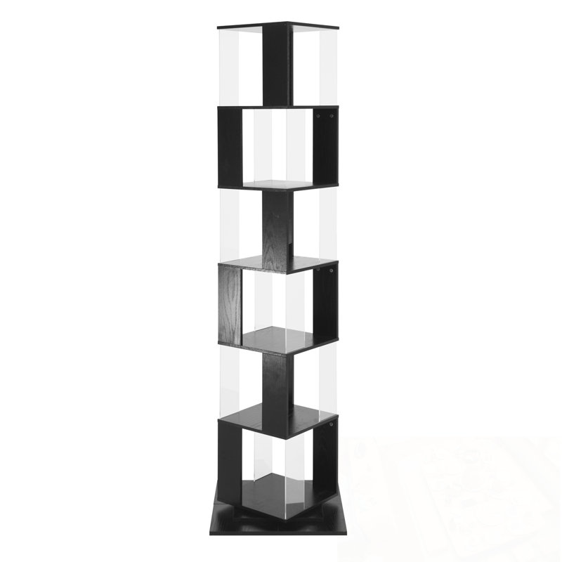 6 tier Rotating Bookshelf with sturdy base