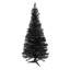 Arbre de Noël artificiel mince 4 pi x 24 po noir Tinsel - non éclairé