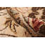 Tapis brun foncé Peshawar Oushak 4 pi 0 po x 6 pi 3 po