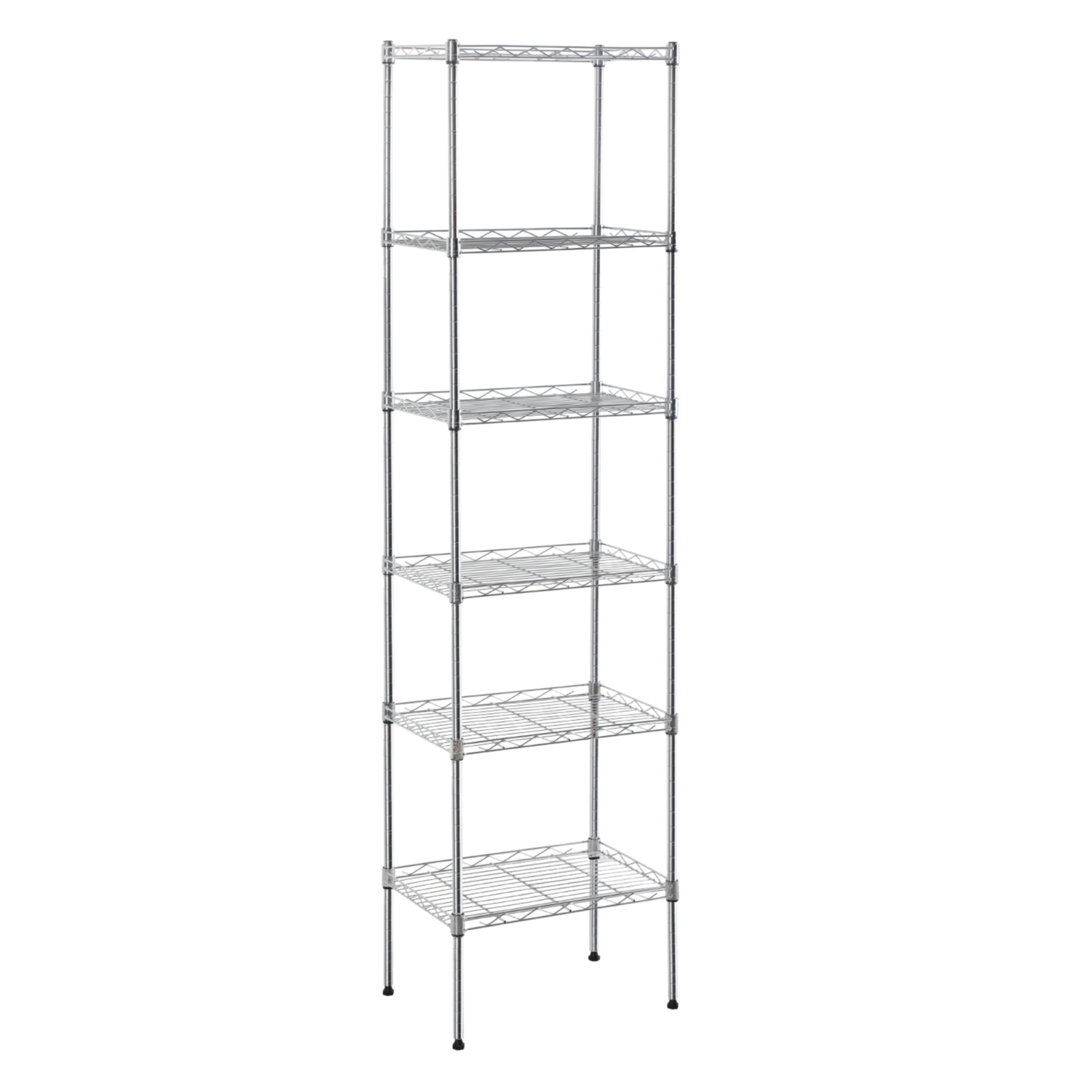 16.7" W Shelving Unit Storage for Small Places Restaurant Garage Pantry Kitchen Garage Rack Rebrilliant 