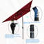 Parasol d'extérieur imperméable 6 x 9 pi-800466120