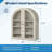 Modern Black Arched Wall Cabinet with Acrylic Doors & Adjustable Shelves, Space-Saving Storage-873790643