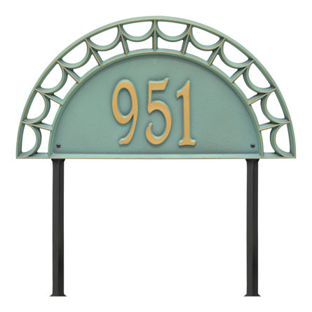 Signature Series 1-Line Lawn Address Sign